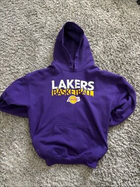 NBA Purple Lakers Basketball hoodie